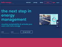 Tablet Screenshot of hello-energy.com